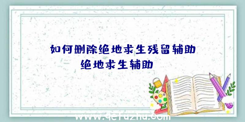 「如何删除绝地求生残留辅助」|绝地求生辅助pyd